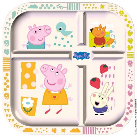 Easy Eater Bord met Dobbelsteen Peppa Pig