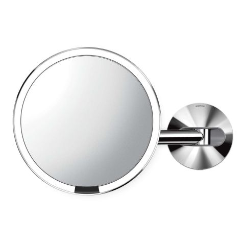 Spiegel met Sensor 20 cm 5x Vergroting Wandbevestiging Netstroom