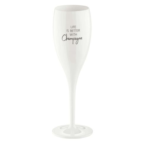 Superglas Cheers No. 1 Champagneglas Life is Better with Champagne
