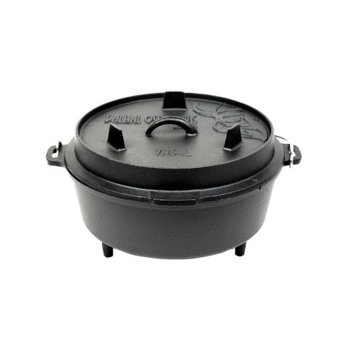 Dutch Oven Braadpan Gietijzer Zonder Pootjes 6,1 Liter