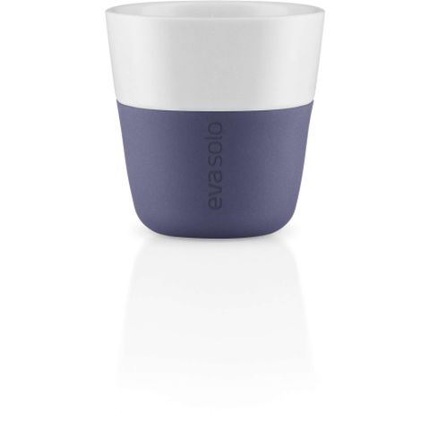 Beker voor Espresso Set van 2 Stuks Violet Blue