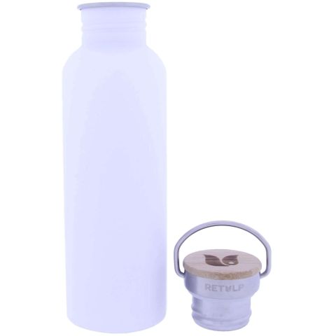 Urban Drinkfles met Bamboe Dop 750 ml Chalk White