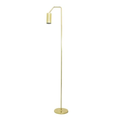 Vloerlamp Tube Messing