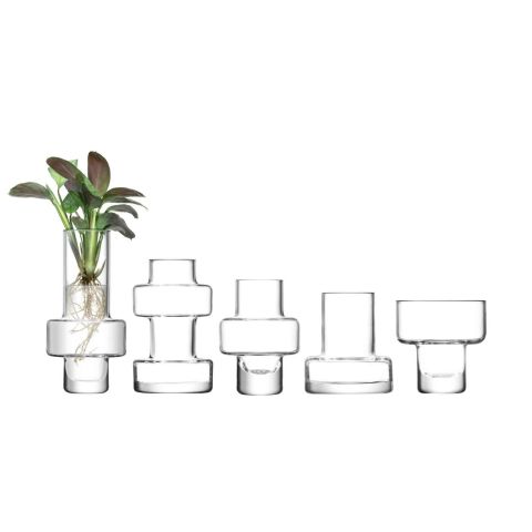 Metropole Mini Vaas Set van 5 Stuks