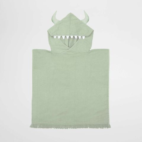 Kids Swimtime Handdoek met Capuchon Monster 3-6 Jaar