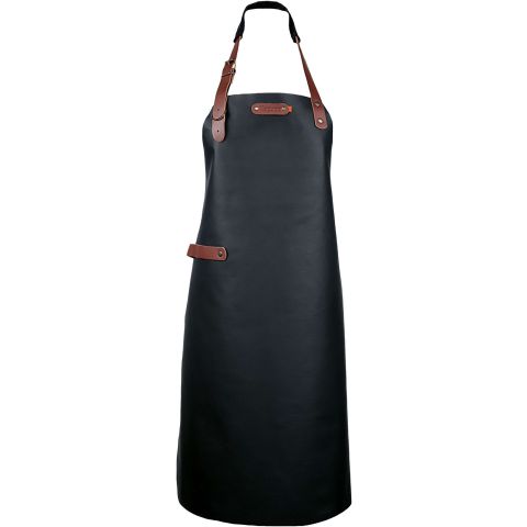 Bovine Schort met Nekband Medium Leer