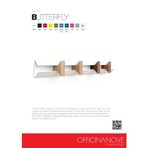 Butterfly Kapstok Hangend