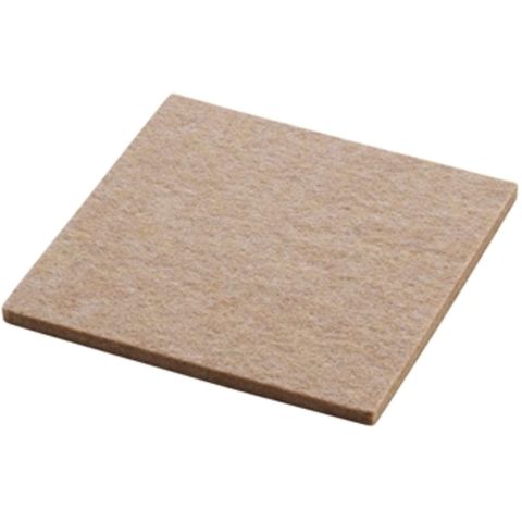 Onderzetter Vilt Vierkant 10x10 cm. Sahara mel.