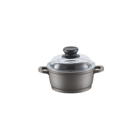 Bonanza Kookpan met Glazen Deksel Ø 16 cm Geen Inductie