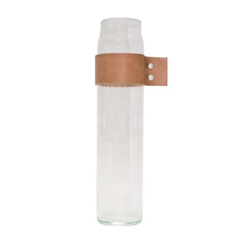 Drinken Waterglas Wrap Me met Lederen Band