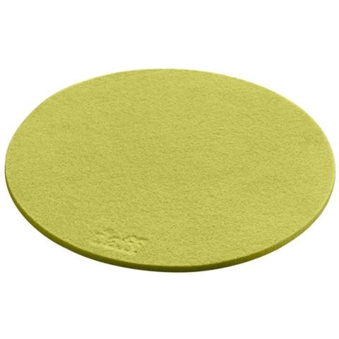 Onderzetter Vilt Rond 20 cm. Lime green