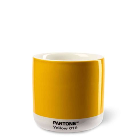 Latte Beker Dubbelwandig 220 ml - Yellow 012 C