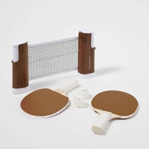 Outdoor Games Tafeltennis Set Wood Grain