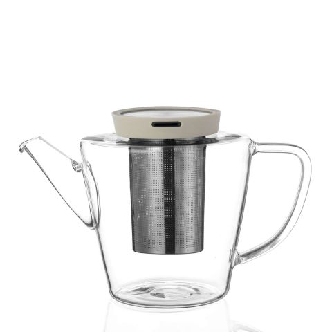 Infusion Glazen Theepot met Filter 1 liter