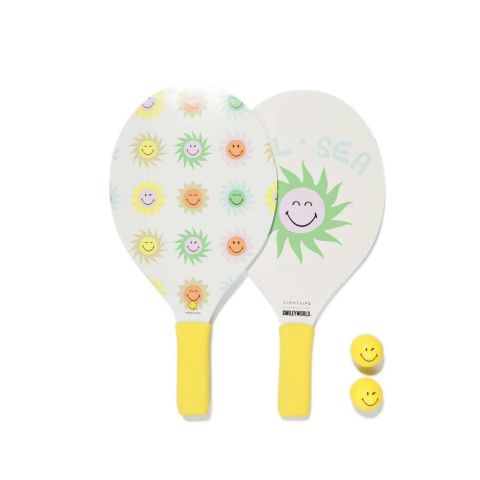 Smiley Strandtennis Set World Sol Sea