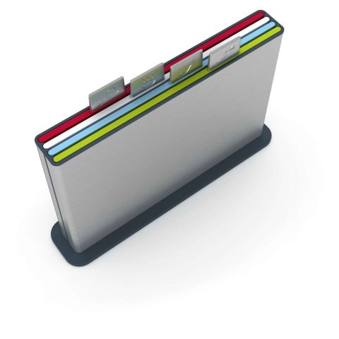 Index Advance Snijplank Set van 4 Stuks Steel