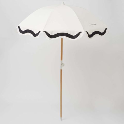 Beach Parasol Luxe Casa Marbella Vintage Black