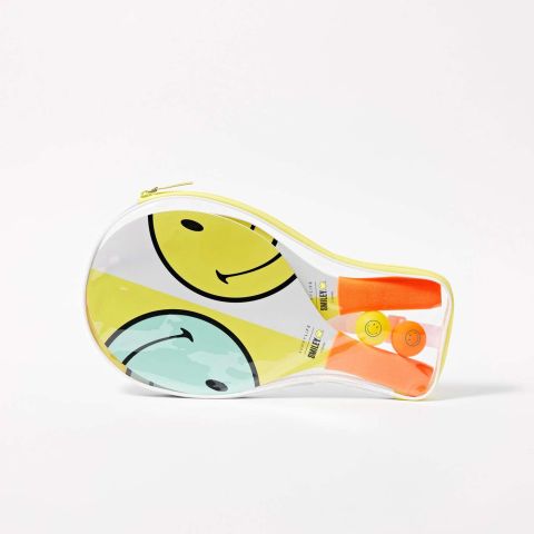 Smiley Strandtennis Set