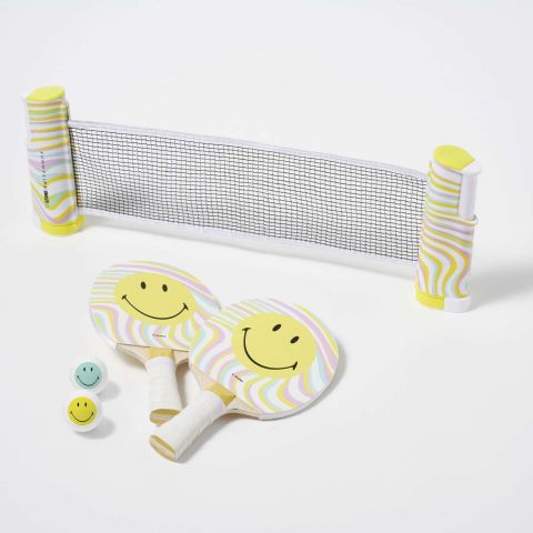 Smiley Tafeltennis Set