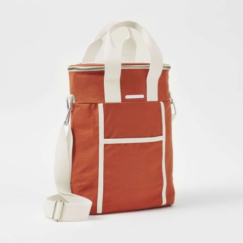 Picnic Koeltas Canvas Drank Isolerend 8,5 liter Terracotta