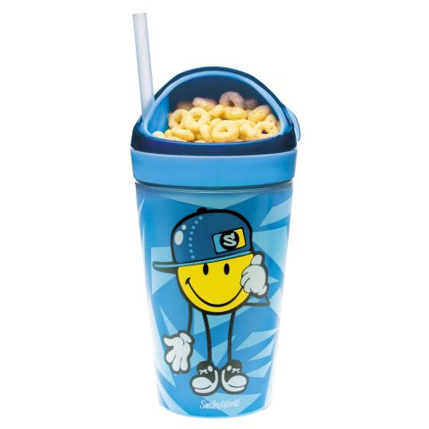 Smiley Junior Beker Snack en Drink 300 ml