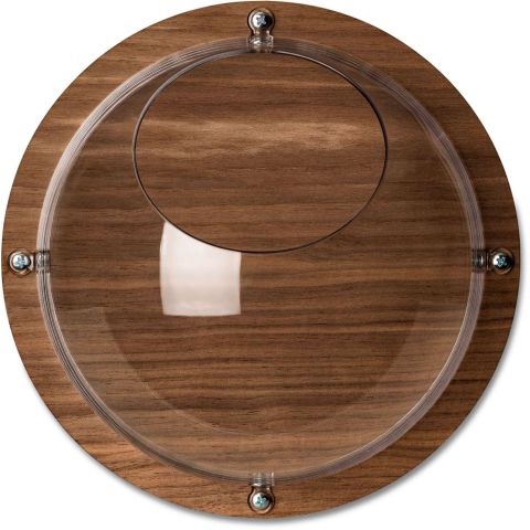 Orion Display ø 22,5 cm Hangend met Houten Achterwand