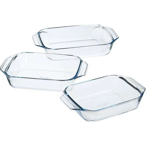 Irresistible Ovenschaal Rechthoekig Set van 3 Stuks