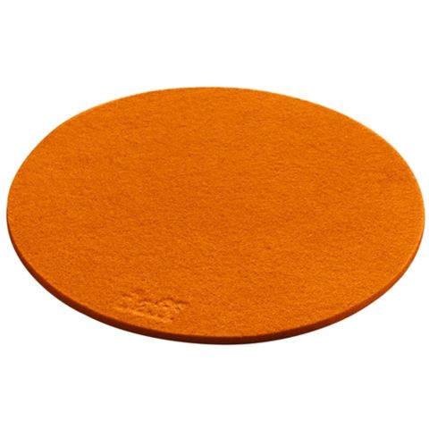 Onderzetter Vilt Rond 20 cm. Tangerine