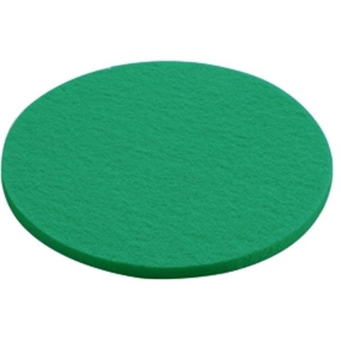 Onderzetter Vilt Rond 10 cm. Pepper green