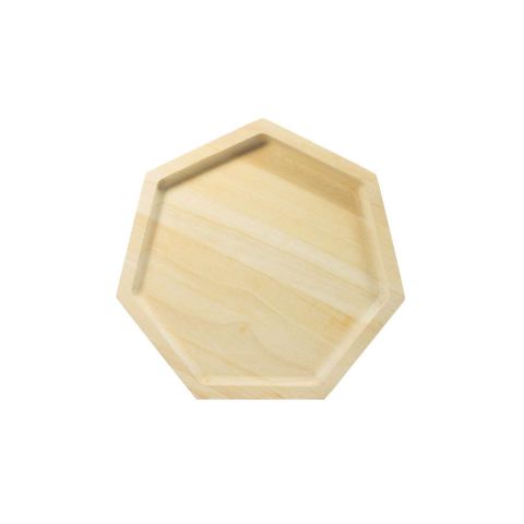 Hout Polygon Blis Dienblad S