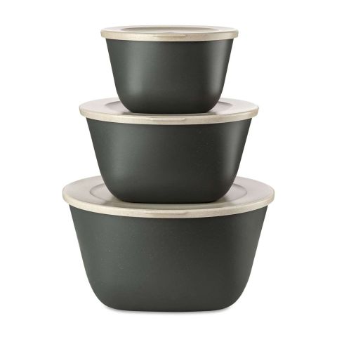 Connect Box Schaal met Deksel Stockholm Set van 3 Stuks