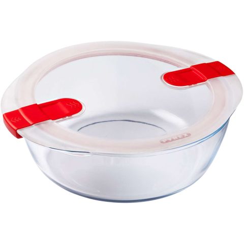 Cook & Heat Voedselcontainer Rond met Deksel 26 x 23cm