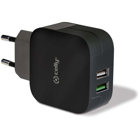 Turbo Oplader 2xUSB 3.4A