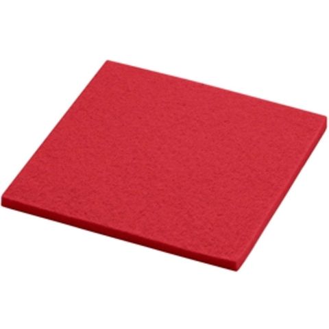 Onderzetter Vilt Vierkant 10x10 cm. Cherry