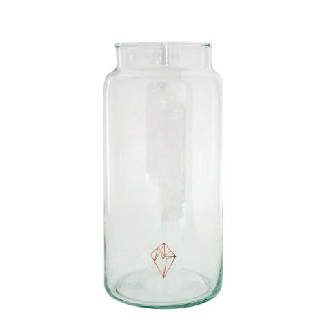 Drinken Waterglas L Handgemaakt 10/18 Copper Diamond