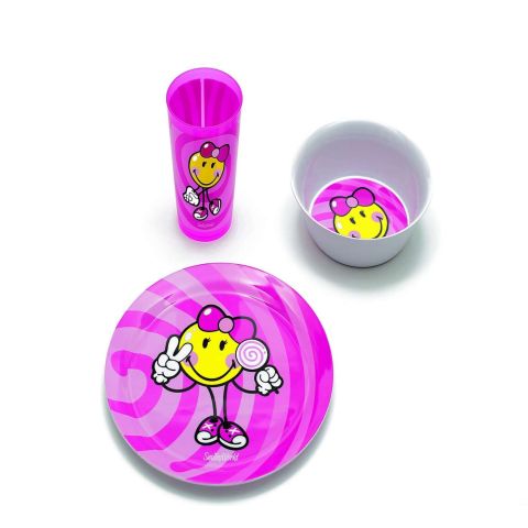 Smiley Junior Diner Set van 3 stuks