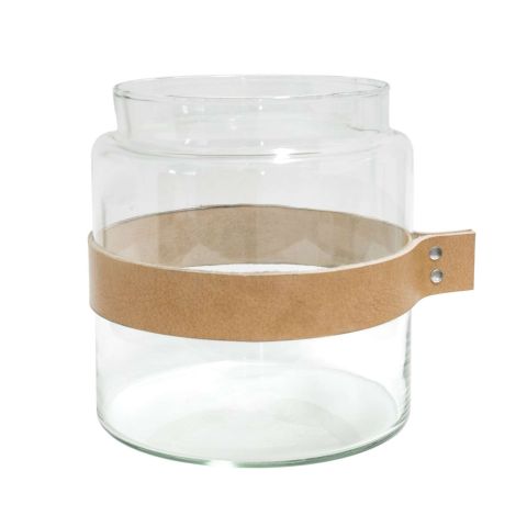 Drinken Waterglas Wrap Me met Lederen Band