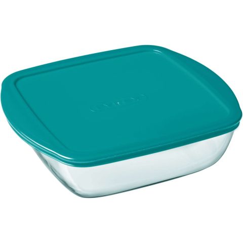 Cook & Store Schaal Vierkant met Deksel 1 liter