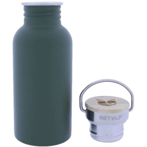Urban Drinkfles met Bamboe Dop 500 ml Forest Green